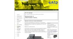 Desktop Screenshot of kato-engineering.de