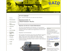 Tablet Screenshot of kato-engineering.de